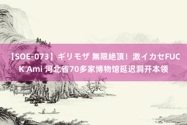 【SOE-073】ギリモザ 無限絶頂！激イカセFUCK Ami 河北省70多家博物馆延迟洞开本领