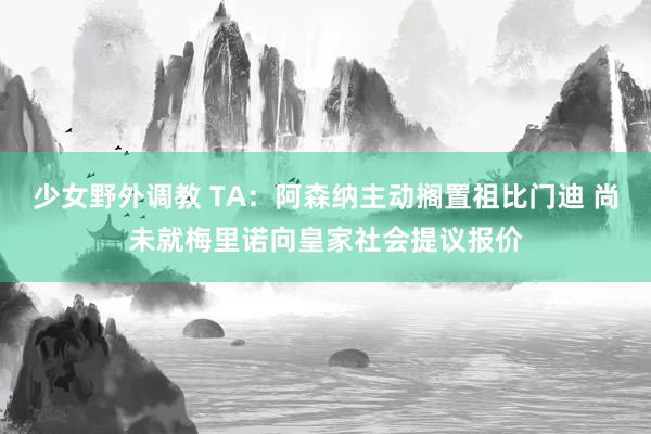 少女野外调教 TA：阿森纳主动搁置祖比门迪 尚未就梅里诺向皇家社会提议报价