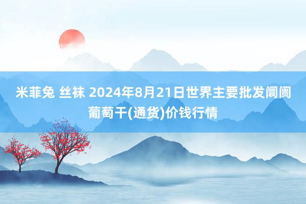 米菲兔 丝袜 2024年8月21日世界主要批发阛阓葡萄干(通货)价钱行情