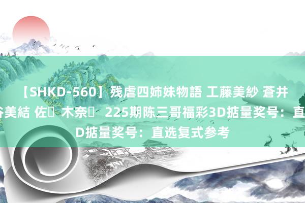 【SHKD-560】残虐四姉妹物語 工藤美紗 蒼井さくら 中谷美結 佐々木奈々 225期陈三哥福彩3D掂量奖号：直选复式参考